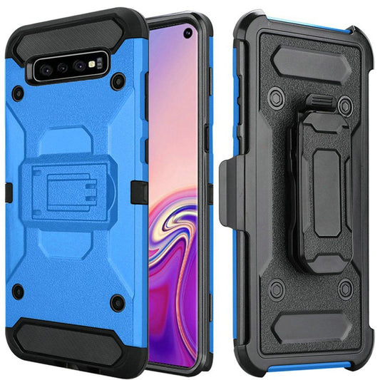 GSA Tec Holster Case w/Kickstand for Samsung Galaxy S10e (5.8") - Blue