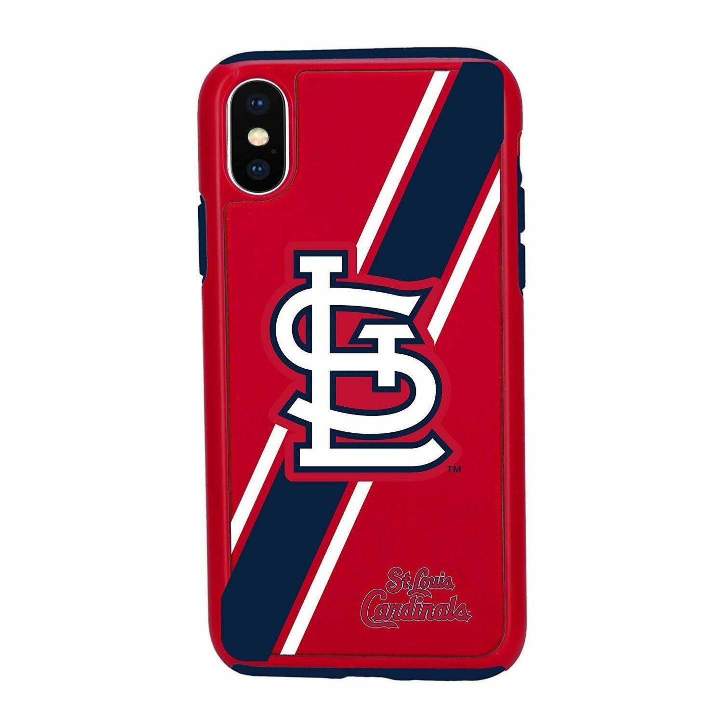 FOCO MLB St. Louis Cardinals Dual Hybrid Case for iPhone XS Max (6.5")