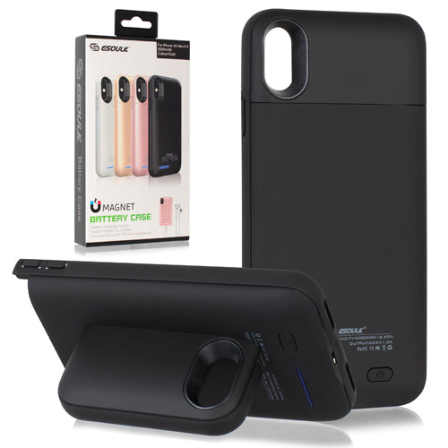 Esoulk Magnet Power Case 5000mAh For iPhone XS Max (6.5") - Black