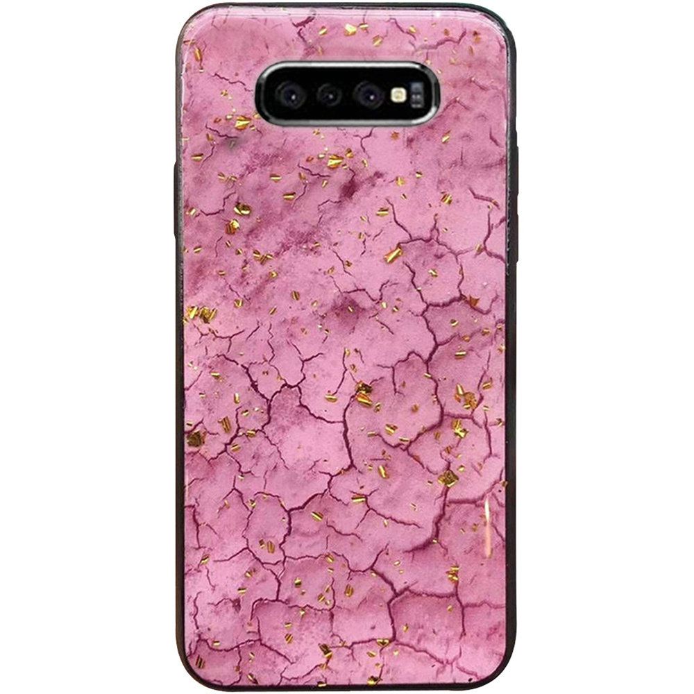 GSA Lightning Gold Flake Case for Samsung Galaxy S10e (5.8") - Pink