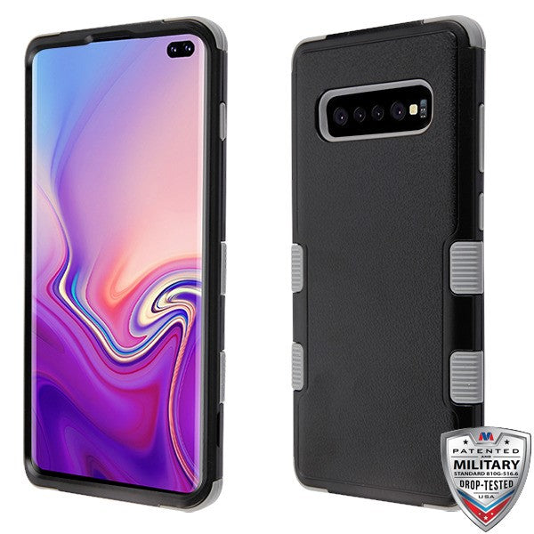 MyBat Natural Tuff Hybrid Case for Samsung S10 Plus (6.4") - Black/Gray