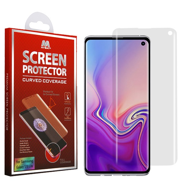 Mybat Screen Protector with Curved Coverage for Samsung Galaxy S10e - Clear