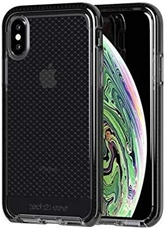 Tech21 Evo Check Case Cover For iPhone XS Max (6.5") - Smokey/Black