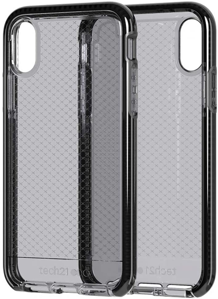 Tech21 Evo Check Case Cover For iPhone XS Max (6.5") - Smokey/Black
