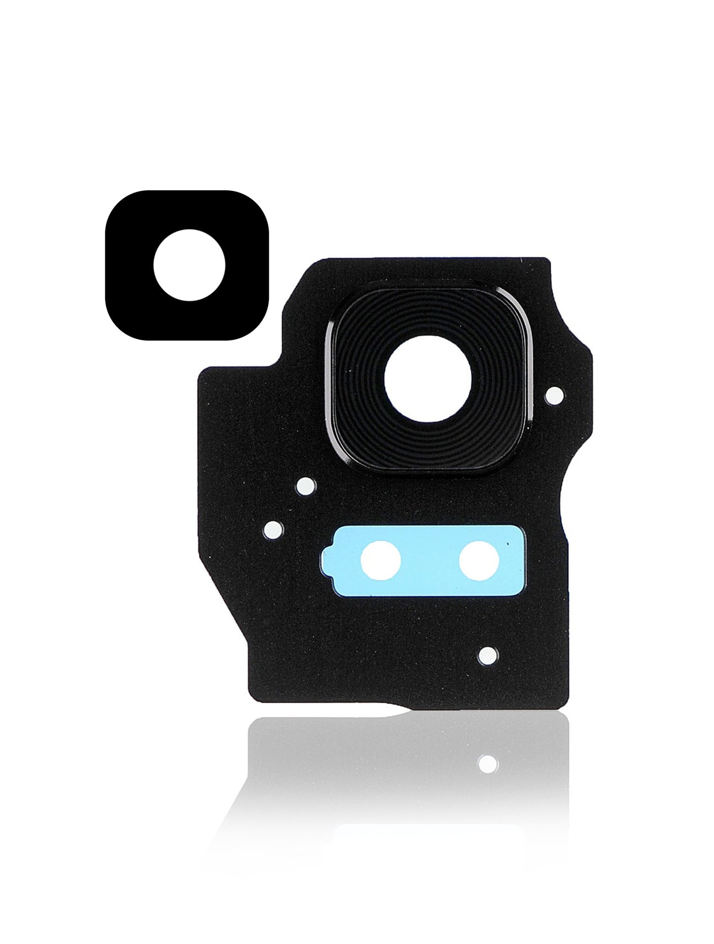 GSA Rear Camera Glass Lens Bezel Ring for Samsung Galaxy S8 Plus Black