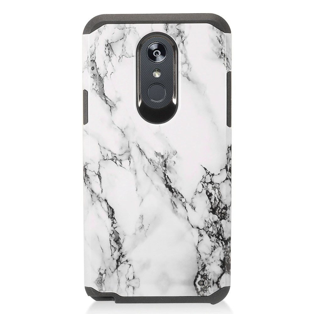 GSA Astronoot Marble Hybrid Case For LG Stylo 5 - White Marble