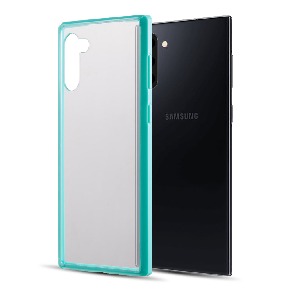 GSA Shock Resistant Candy Case for Samsung Note 10 (6.3") - Clear/Teal