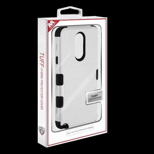 GSA Natural TUFF Military-Grade Certified Hybrid Case For LG Stylo 5 - Gray/Black