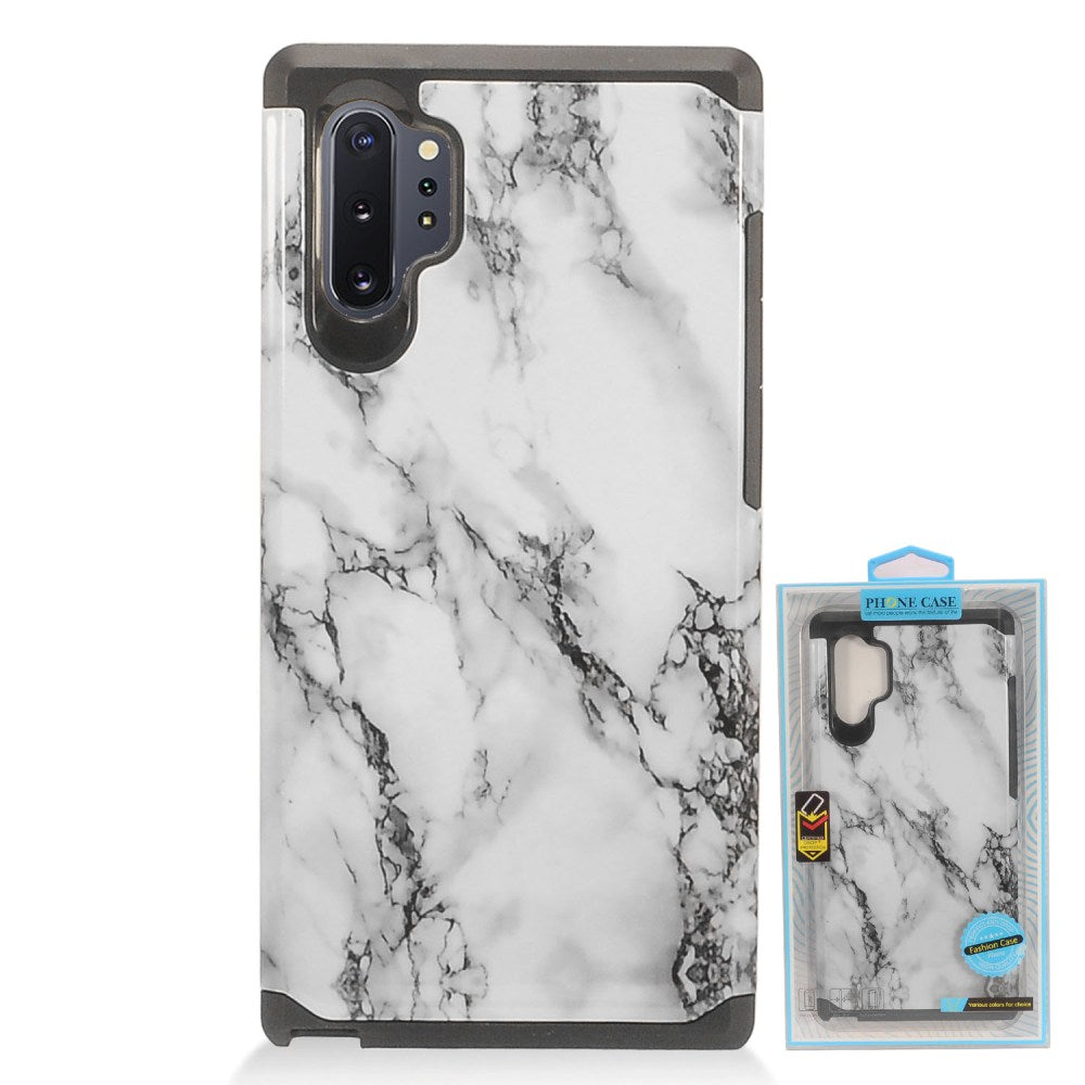 GSA Astronoot Marble Image Case for Samsung Galaxy Note 10 Plus - White