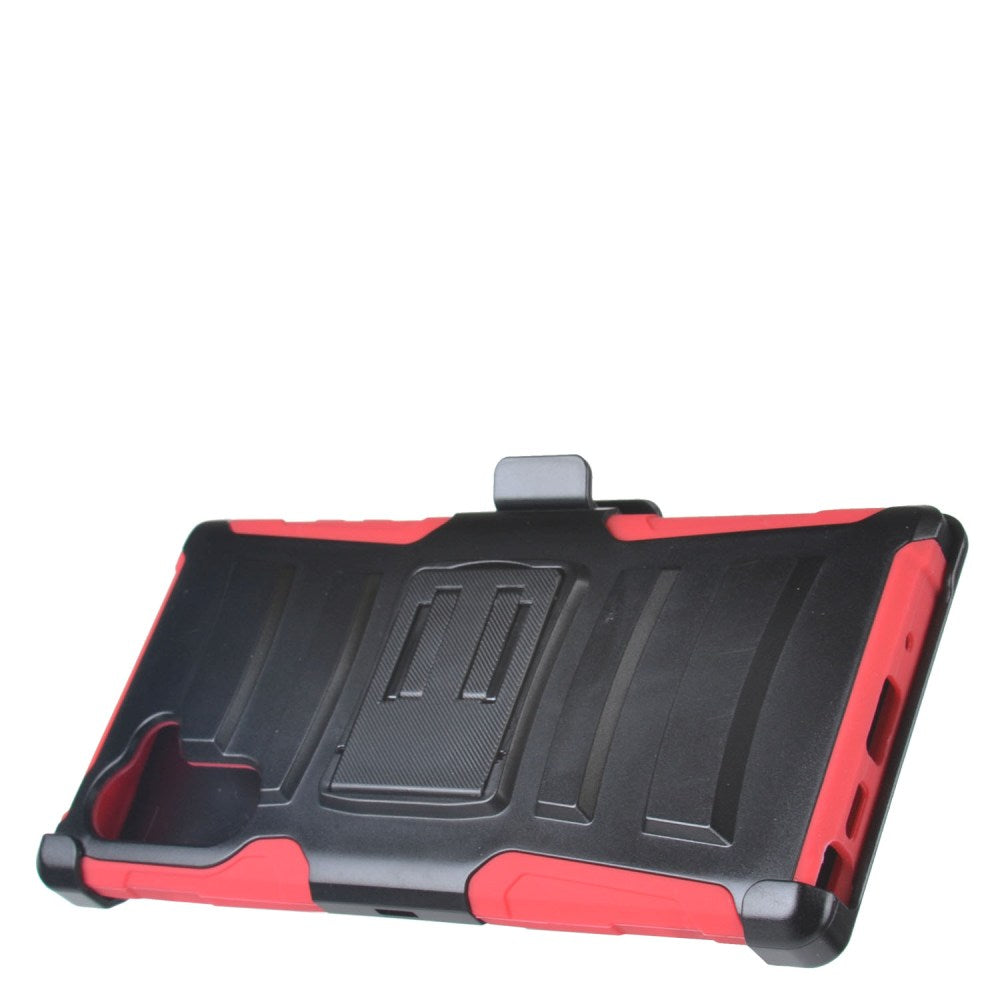 GSA Armor Holster Stand Case for Samsung Note 10 (6.3") - Red