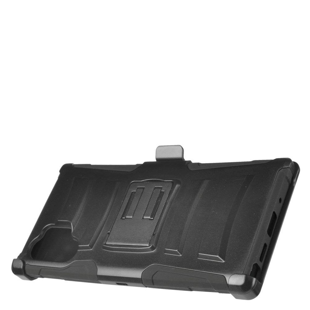 GSA Armor Holster Stand Case for Samsung Galaxy Note 10 Plus - Black