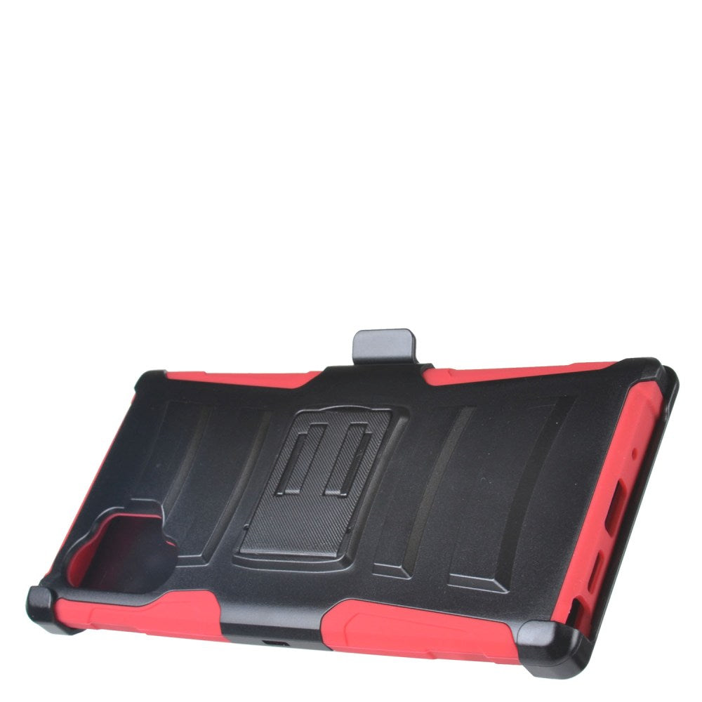 GSA Armor Holster Stand Case for Samsung Galaxy Note 10 Plus - Red