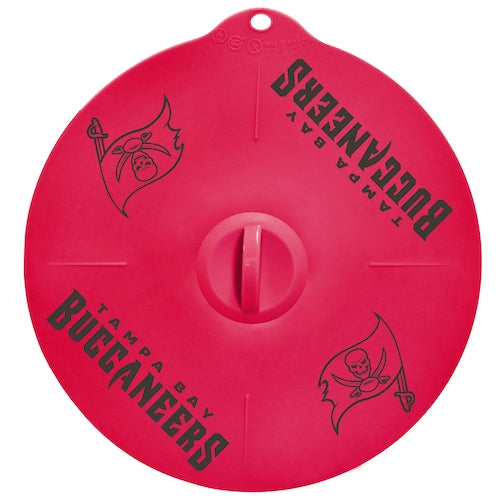 BB NFL Licensed Tampa Bay Buccaneers 9" Silicone Lids For Pots/Bowls, 2 Pack