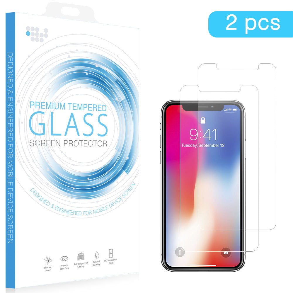 GSA Tempered Glass Screen Protector For iPhone 11 & XR (6.1") - Clear - QTY 2