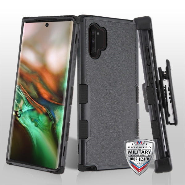 MyBat Tuff Natural Holster Case for Samsung Note Galaxy 10 (6.3") - Black