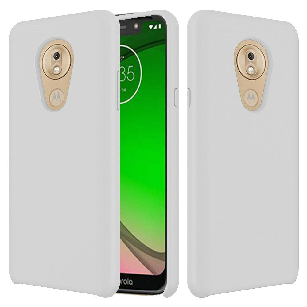 GSA Silicone Candy Case for Motorola Moto G7 Play, XT1952 White