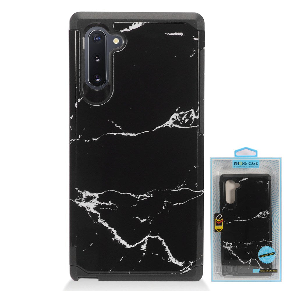 GSA Astronoot Image Hybrid Case for Samsung Galaxy Note 10 (6.3") - Black Marble