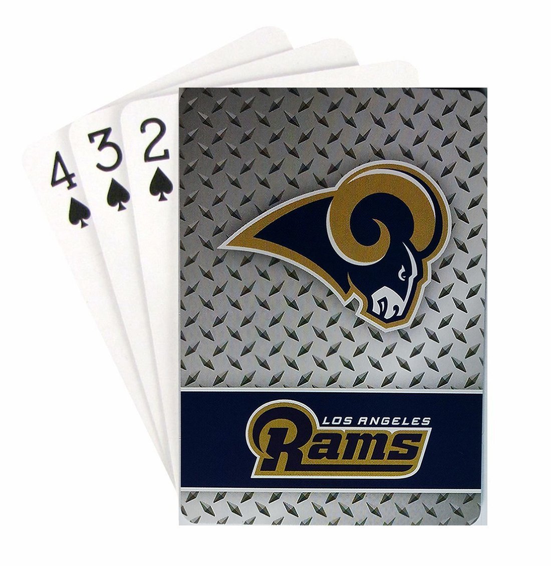 PSG NFL Los Angeles Rams Diamond Plate Playing Cards