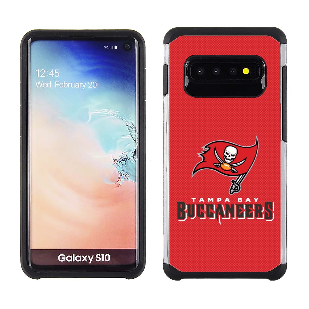 PBG NFL Tampa Bay Buccaneers Textured Case for Samsung Galaxy S10 (6.1")