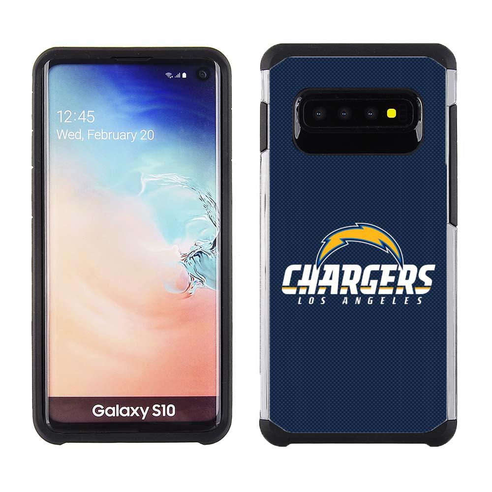 PBG NFL Los Angeles Chargers Textured Case for Samsung Galaxy S10 (6.1")