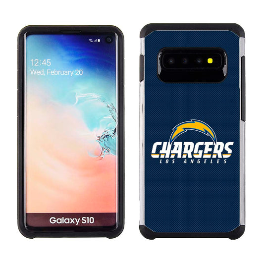 PBG NFL Los Angeles Chargers Textured Case for Samsung Galaxy S10 (6.1")
