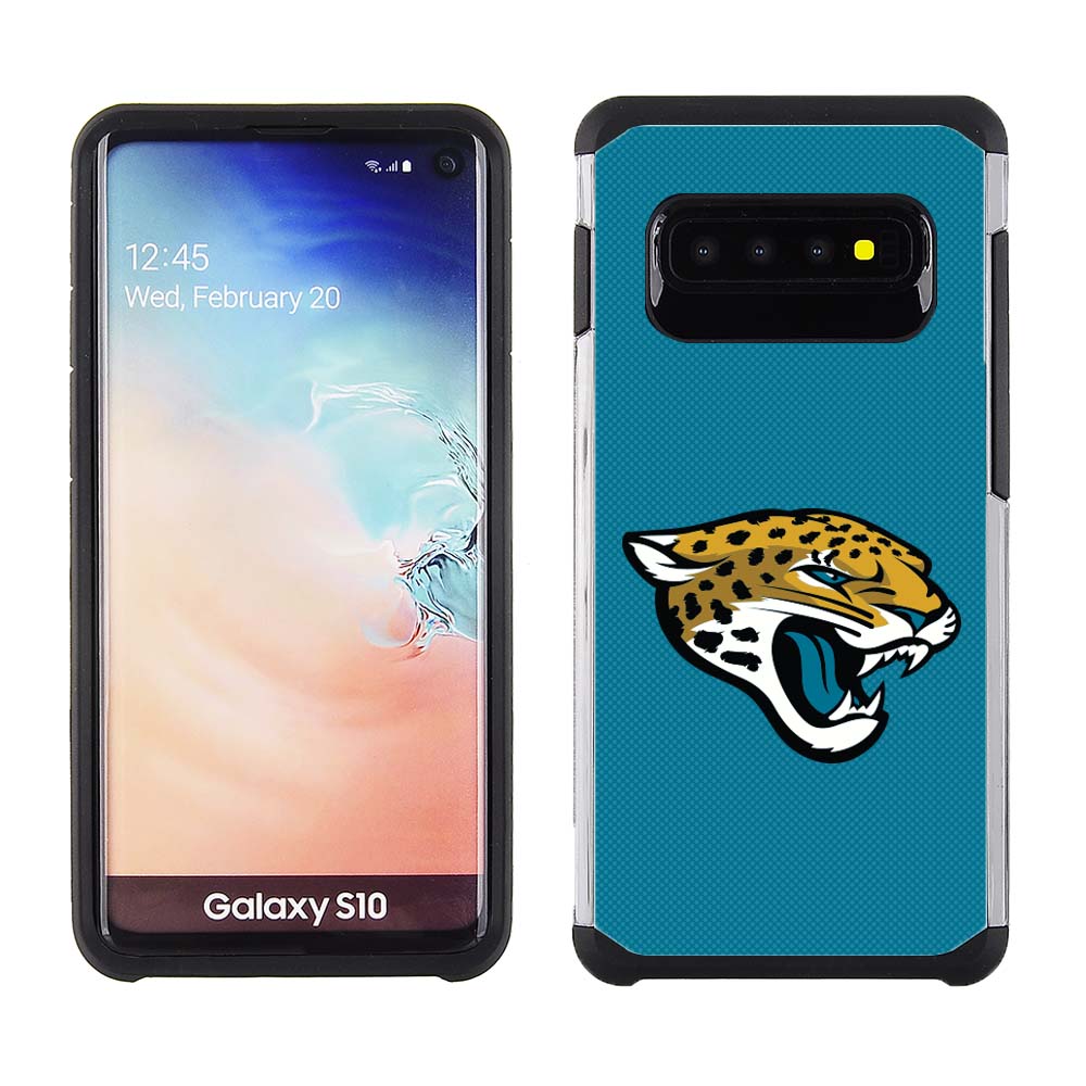 PBG NFL Jacksonville Jaguars Textured Case for Samsung Galaxy S10 (6.1")