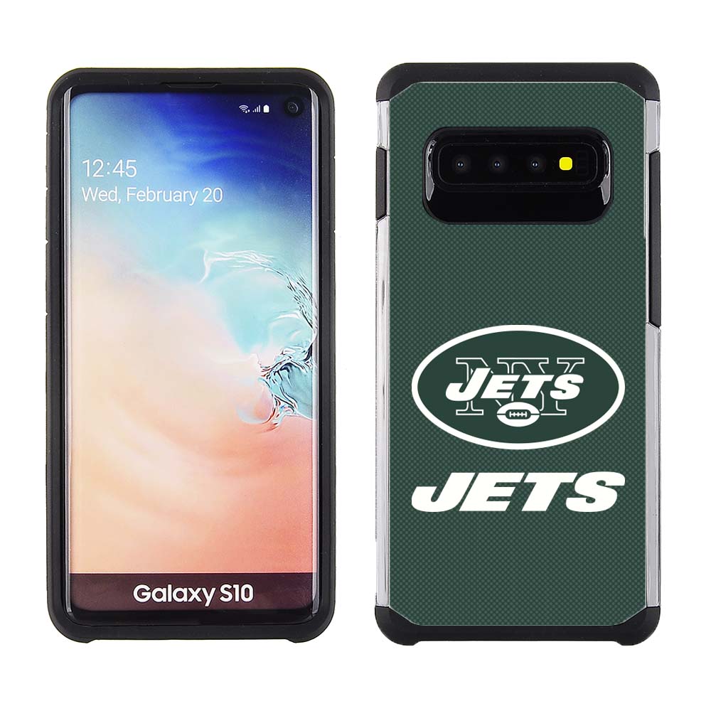 PBG NFL New York Jets Textured Case for Samsung Galaxy S10 (6.1")