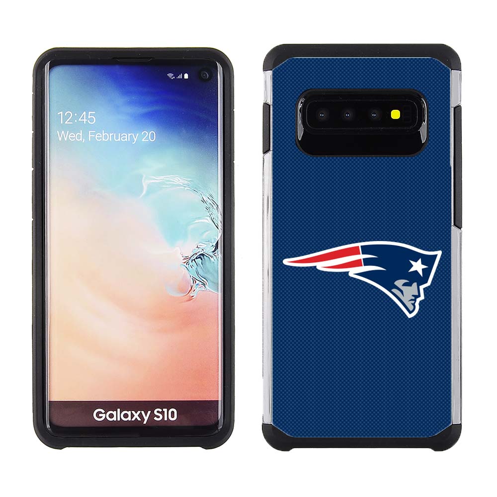 PBG NFL New England Patriots Textured Case for Samsung Galaxy S10 (6.1")