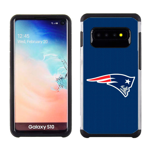 PBG NFL New England Patriots Textured Case for Samsung Galaxy S10 (6.1")