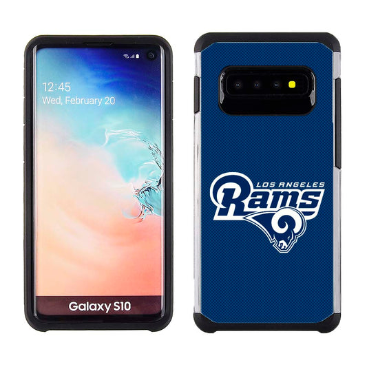 PBG NFL Los Angeles Rams Textured Case for Samsung Galaxy S10 (6.1")