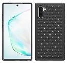 GSA Rhinestone Studded Hybrid Case for Samsung Galaxy Note 10 (6.3") - Black