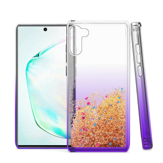 GSA Liquid Glitter Hard Case for Samsung Galaxy Note 10 (6.3") - Purple