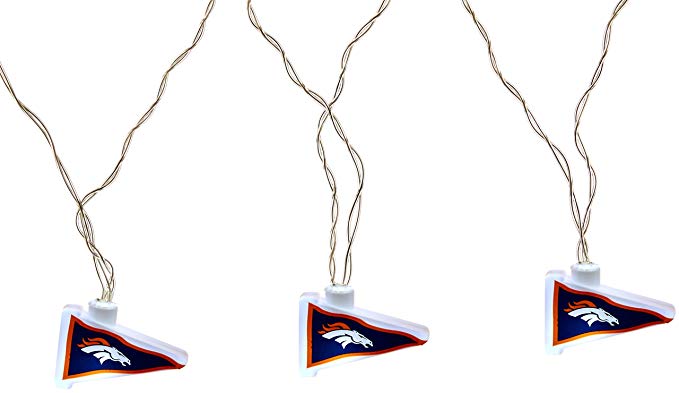 SLW NFL Denver Broncos LED Pennant Party Lights