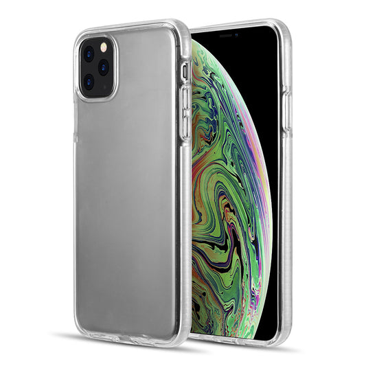GSA Invisible Bumper Thin Hybrid Case For iPhone 11 Pro Max (6.5") - Clear/White