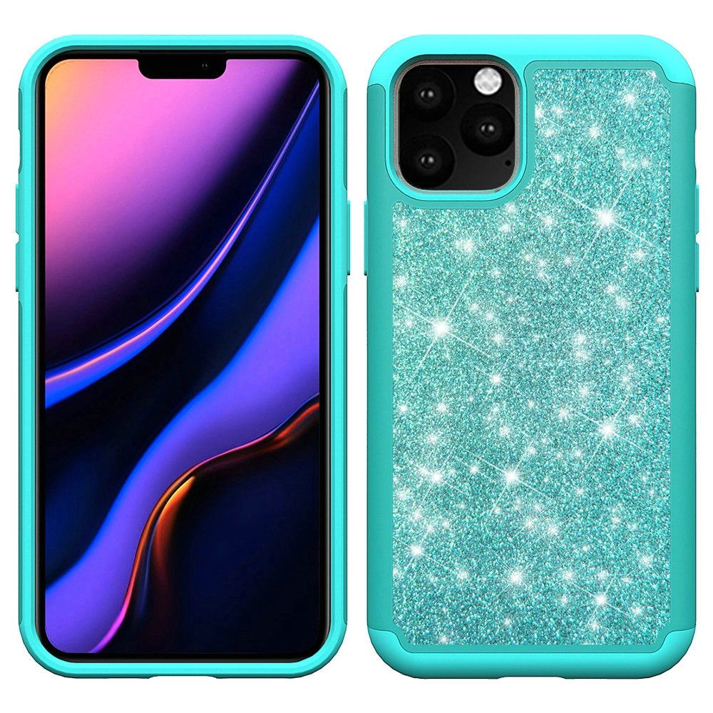 GSA Glitter Bling Diamond Tough Hybrid Case for Apple iPhone 11 PRO (5.8") - Teal