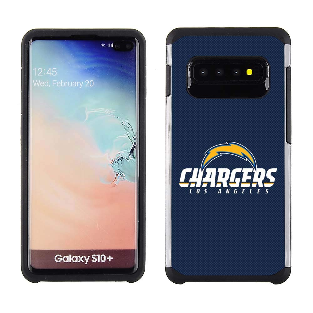 PBG NFL Los Angeles Chargers Textured Case For Samsung Galaxy S10 Plus (6.4")