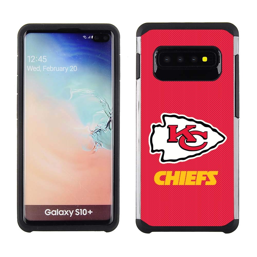 PBG NFL Kansas City Chiefs Textured Case For Samsung Galaxy S10 Plus (6.4")