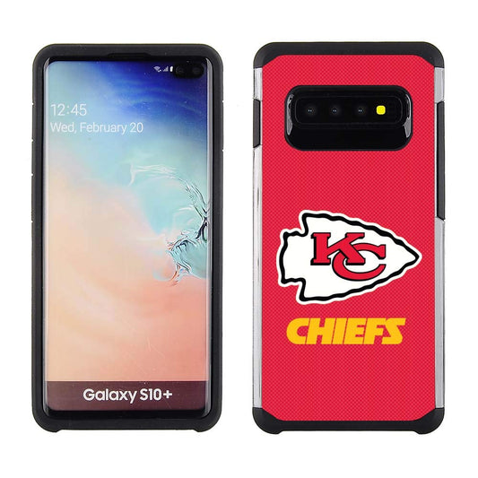 PBG NFL Kansas City Chiefs Textured Case For Samsung Galaxy S10 Plus (6.4")
