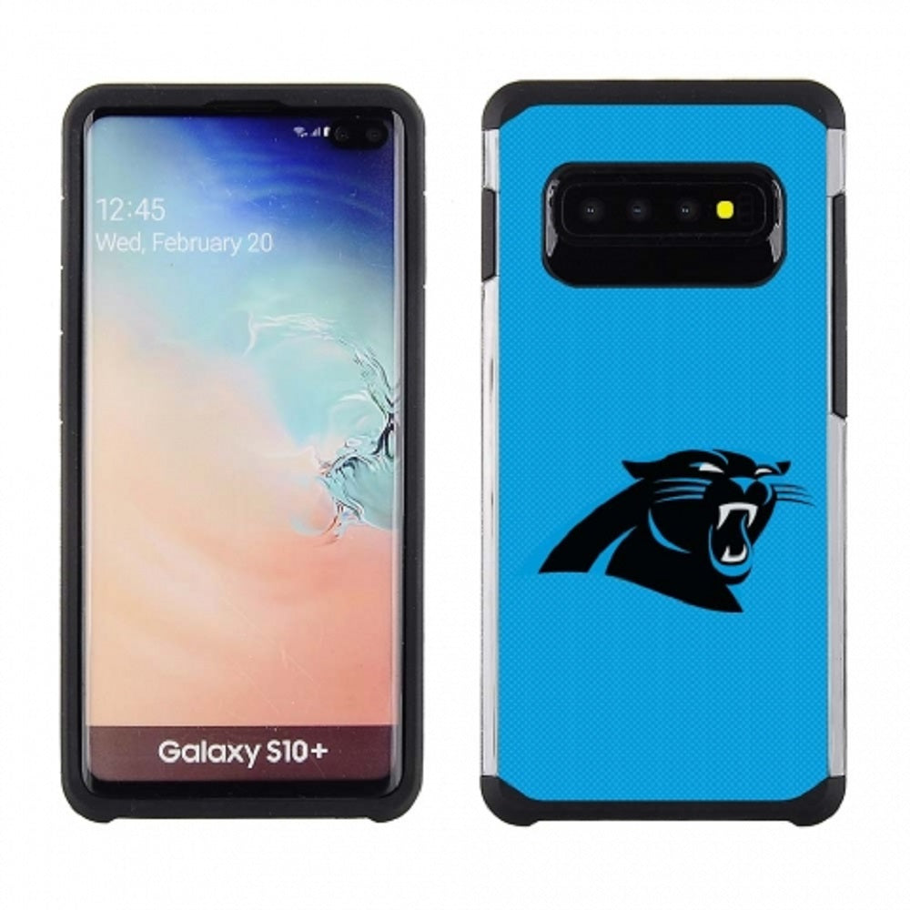 PBG NFL Carolina Panthers Textured Case For Samsung Galaxy S10 Plus (6.4")