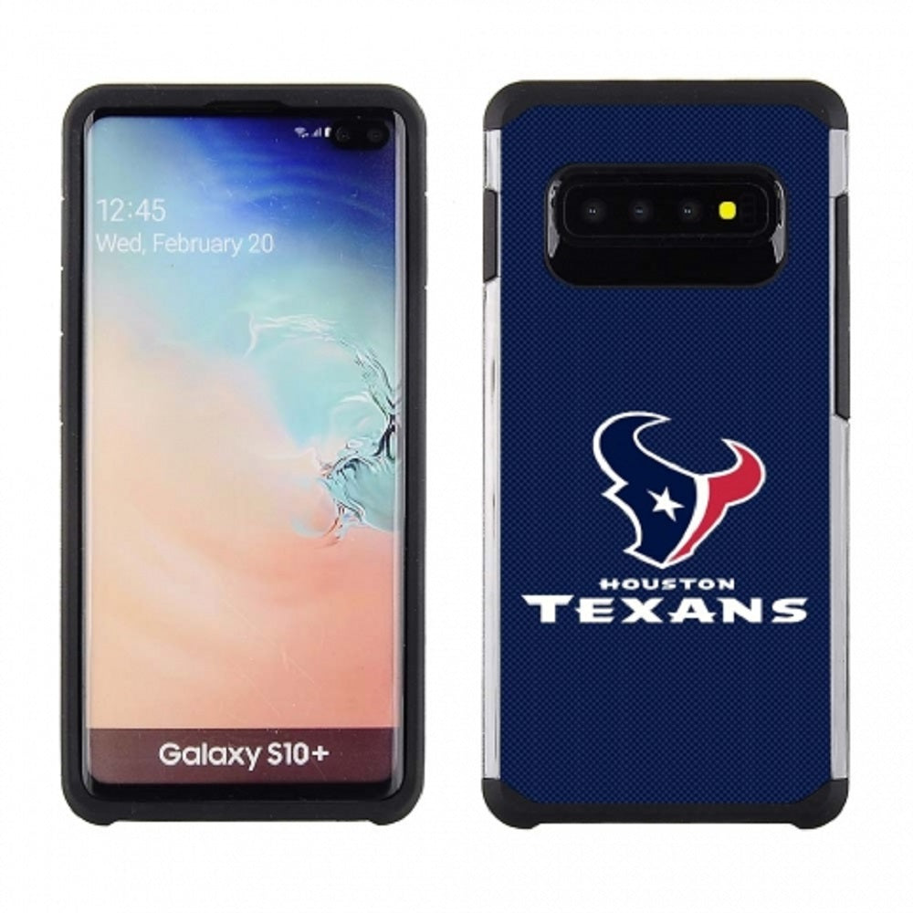 PBG NFL Houston Texans Textured Case For Samsung Galaxy S10 Plus (6.4")