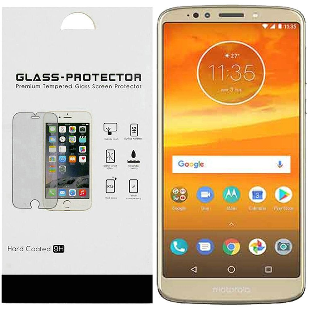 GSA Clear Tempered Glass Screen Protector For Motorola Moto E6 Qty 2