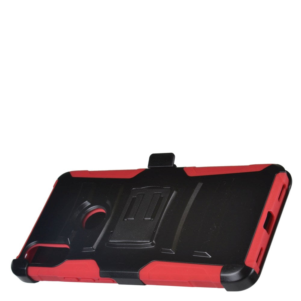 GSA CAR ARMOR Holster Kickstand Hybrid For Alcatel 3V 2019, 5032W Black, Red