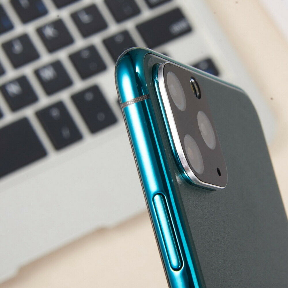GSA Camera Lens Tempered Glass for iPhone 11 Pro, 11 Pro Max Silver Black