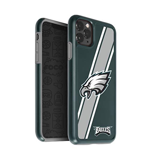 FOCO NFL Philadelphia Eagles Hybrid Case for iPhone 11 Pro, X & XS (5.8")