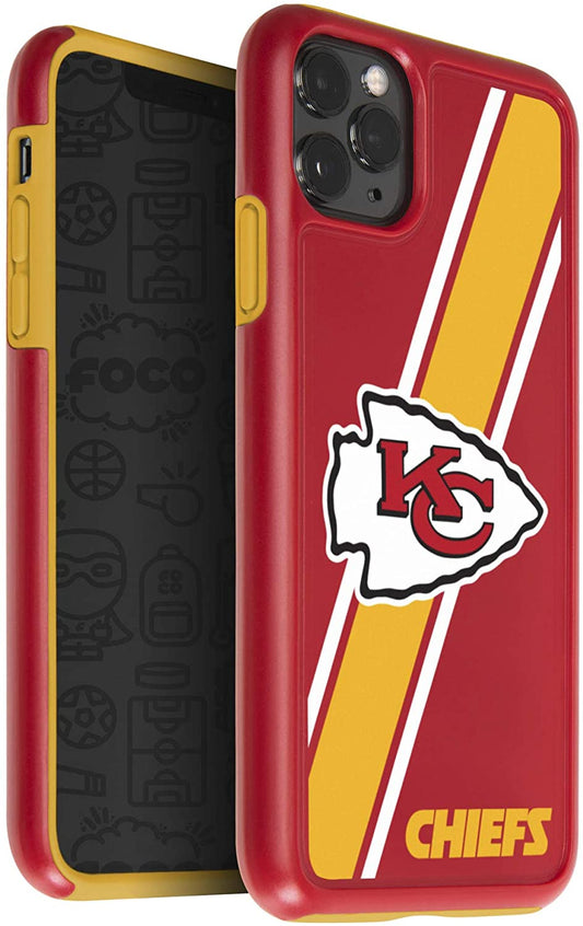 FOCO NFL Kansas City Chiefs Hybrid Case for iPhone 11 Pro, X & XS (5.8")