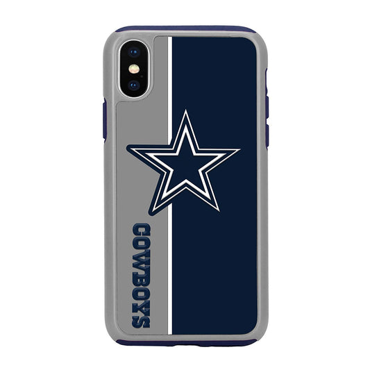 FOCO NFL Dallas Cowboys Dual Hybrid Bold Case for iPhone X & XS (5.8")