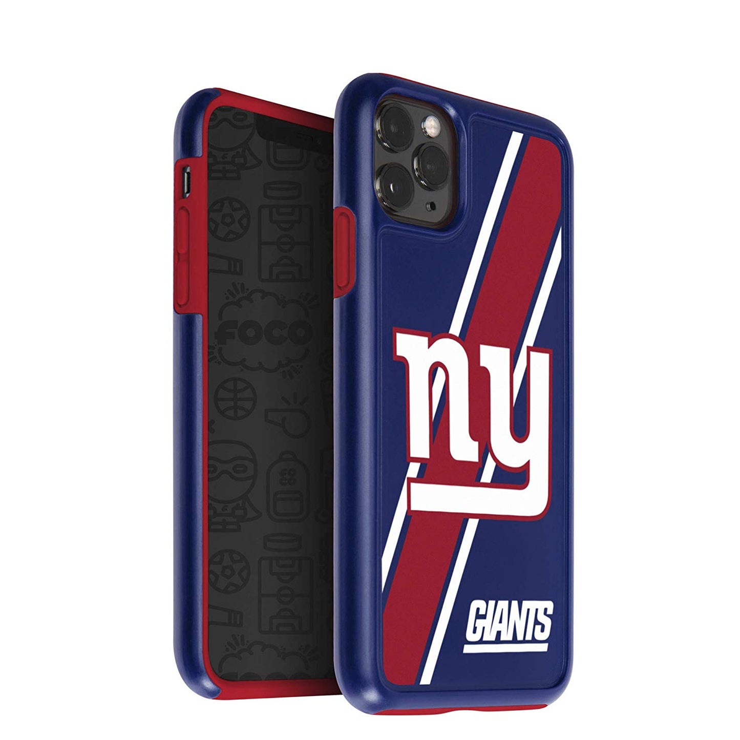 FOCO NFL New York Giants Hybrid Case for iPhone 11 Pro Max & XS Max (6.5")