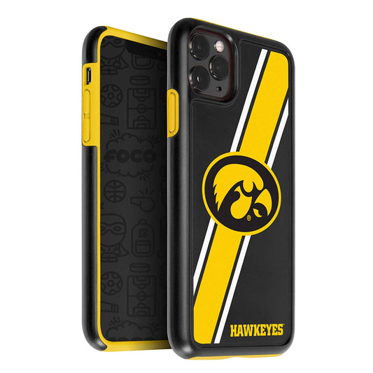 FOCO NCAA Iowa Hawkeyes Case for iPhone 11 Pro Max & XS Max (6.5")