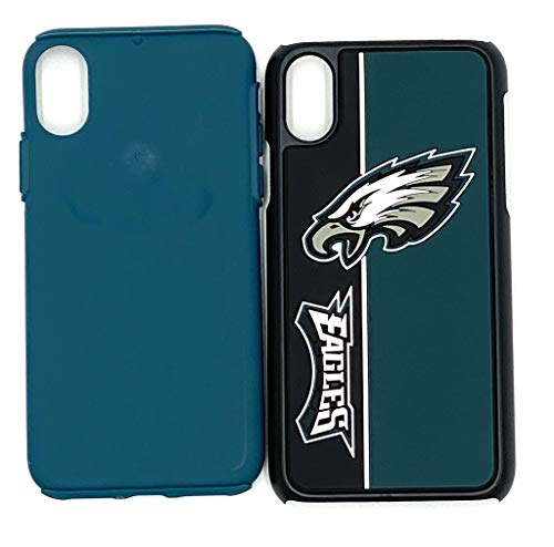 FOCO NFL Philadelphia Eagles Dual Hybrid Bold Case for iPhone X & XS (5.8")