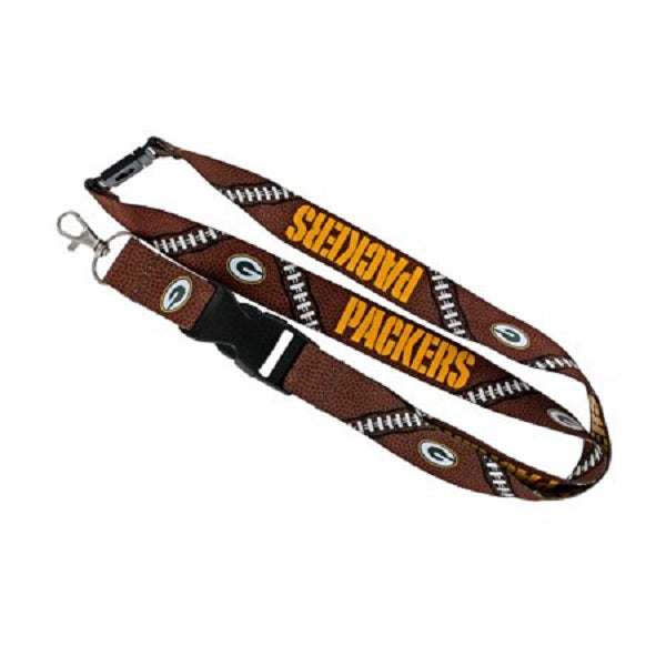 Aminco NFL Officially Licensed Green Bay Packers Football Lanyard